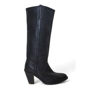 Vintage FRYE Tall Stacked Heel Campus Boot